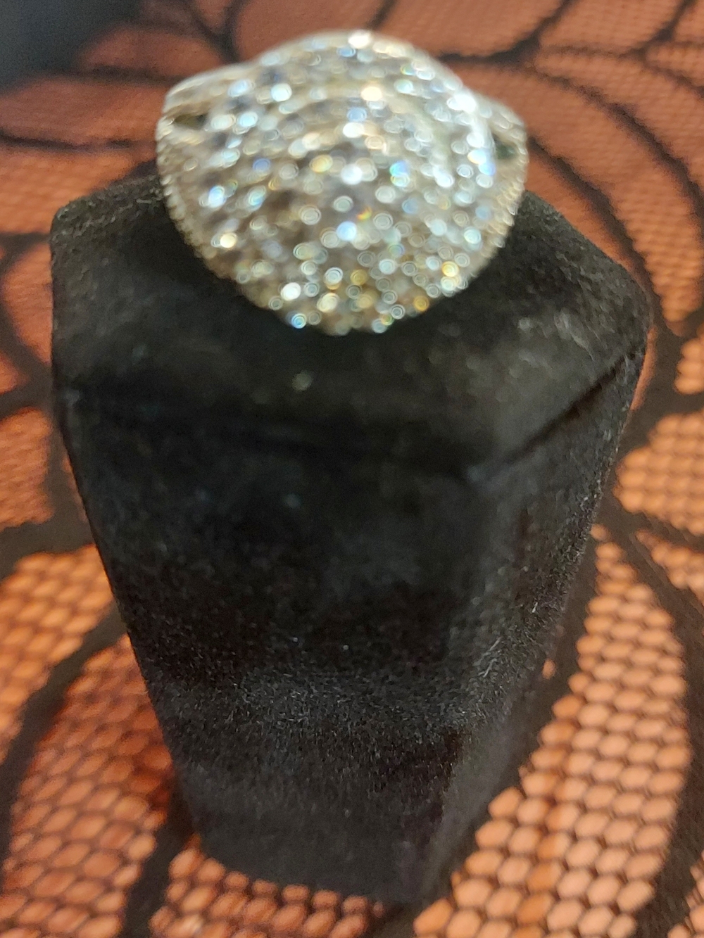 Statement Ring Sz 7 2.52CTW Rhodium Over Sterling Silver - Picture 2 of 6